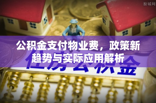 宁德公积金支付物业费，政策新趋势与实际应用解析