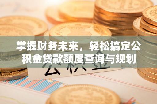 宁德掌握财务未来，轻松搞定公积金贷款额度查询与规划
