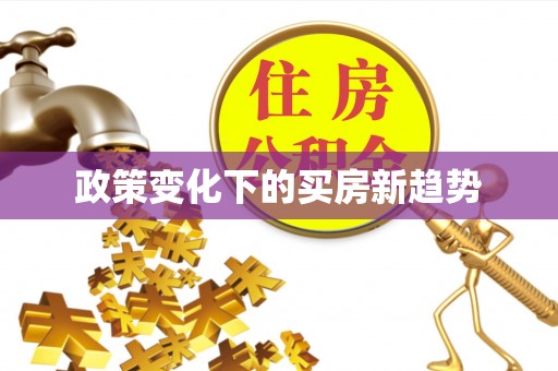 宁德政策变化下的买房新趋势