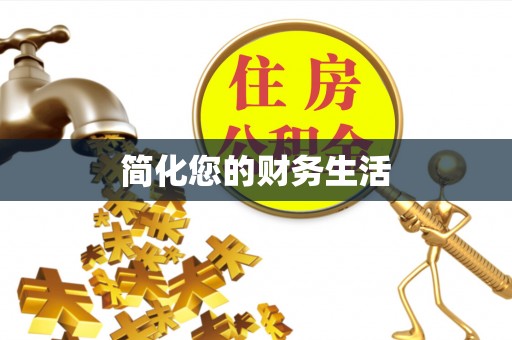 宁德简化您的财务生活